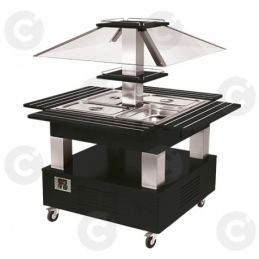 Buffet carré bain marie...