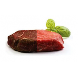 Steak 50% cuit 50% pas cuit