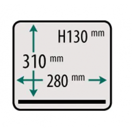 Machines sous vide Henkelman Jumbo Plus - couvercle haut (schéma)