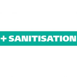 logo "+ sanitisation"