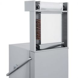 Lave-vaisselle capot, panier 500x500 mm " Full-Hygiène " + Condenseur-récupérateur de buées