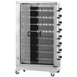 Rôtissoire Électrique 8 broches 48 poulets MCM