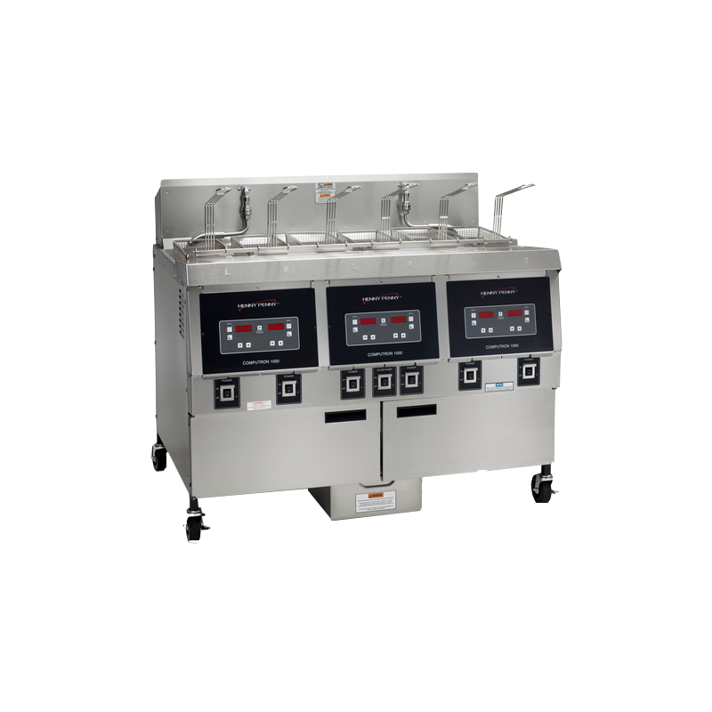 Friteuse électrique haut rendement, 3 cuves de 27L, HENNY PENNY Friteuse électrique haut rendement, 3 cuves de 27L, HENNY PENNY