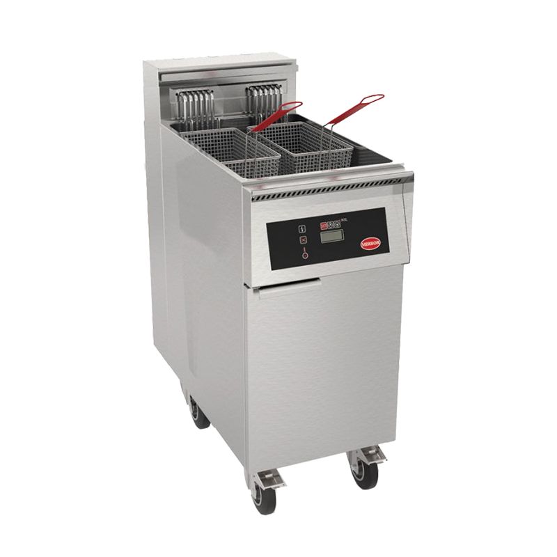 Friteuse Électrique avec 3 Programmes horaires et Système de Filtre, 22Kw, MIRROR
