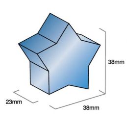 Glaçons en étoile