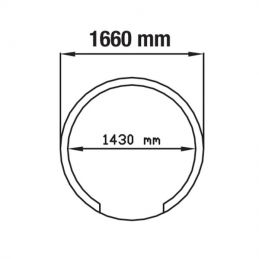 Four à Pizza Pro au Bois Traditionnel – Ø 1450 mm