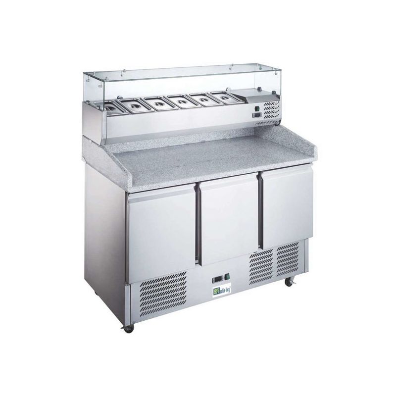 MEUBLES PIZZAS RÉFRIGÉRÉS « ECO » série star extérieurs et intérieurs inox (AAPS903PZ) MEUBLES PIZZAS RÉFRIGÉRÉS « ECO » série star extérieurs et intérieurs inox (AAPS903PZ)