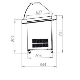 VITRINES RÉFRIGÉRÉES À POISSONS (VP-149- K)