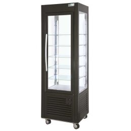 Vitrine Boulangerie/Pâtisserie Négative - 250 L - 4 faces vitrées, triple vitrage ventilées (4FA60N)