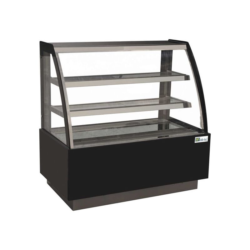 Vitrine pâtissière 340 L - Vitrage bombé 2 étagères - L. 900 mm (OASIS40) Vitrine pâtissière 340 L - Vitrage bombé 2 étagères - L. 900 mm (OASIS40)
