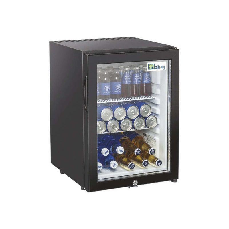 Mini bar hôtel 24 bouteilles porte vitrée (RCG30A) Mini bar hôtel 24 bouteilles porte vitrée (RCG30A)