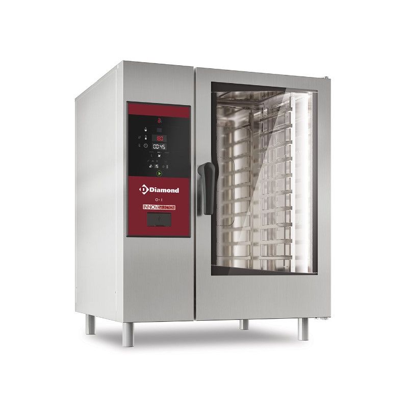 Four gaz vapeur directe et convection, 10x GN 1/1 + Cleaning - AGA Four gaz vapeur directe et convection, 10x GN 1/1 + Cleaning - AGA