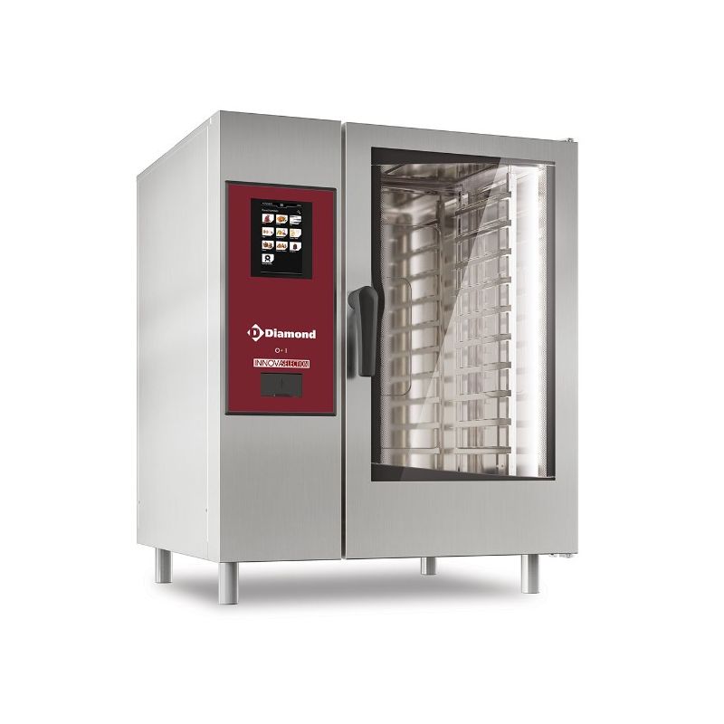 Four gaz "TOUCH" vapeur directe/convection 10x GN 1/1+Cleaning - AGA Four gaz "TOUCH" vapeur directe/convection 10x GN 1/1+Cleaning - AGA