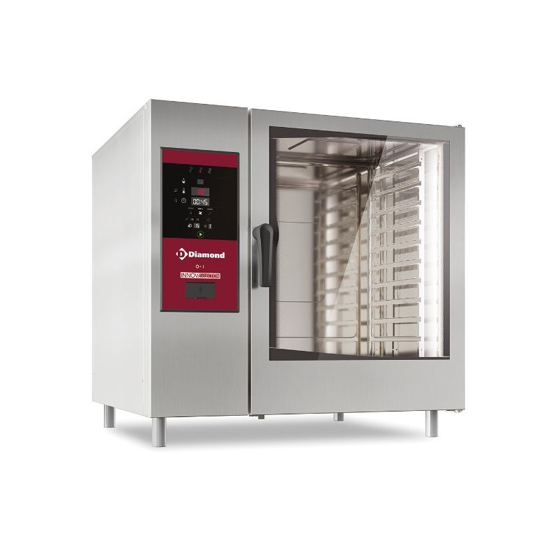 Four gaz vapeur boiler et convection 10x GN2/1 + Cleaning Four gaz vapeur boiler et convection 10x GN2/1 + Cleaning