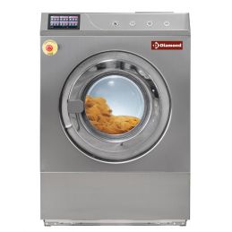 Lave-linge pro à super essorage, 23 kg "inox"