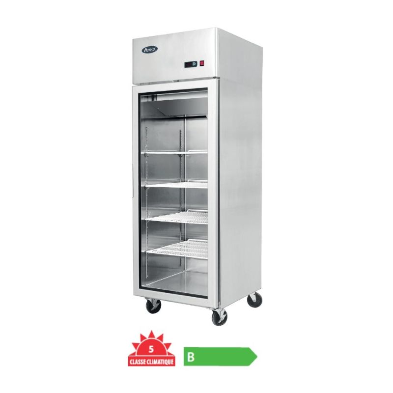 Armoire réfrigérée positive compacte tropicalisée 1 porte vitrée 410 L ATOSA Armoire réfrigérée positive compacte tropicalisée 1 porte vitrée 410 L ATOSA