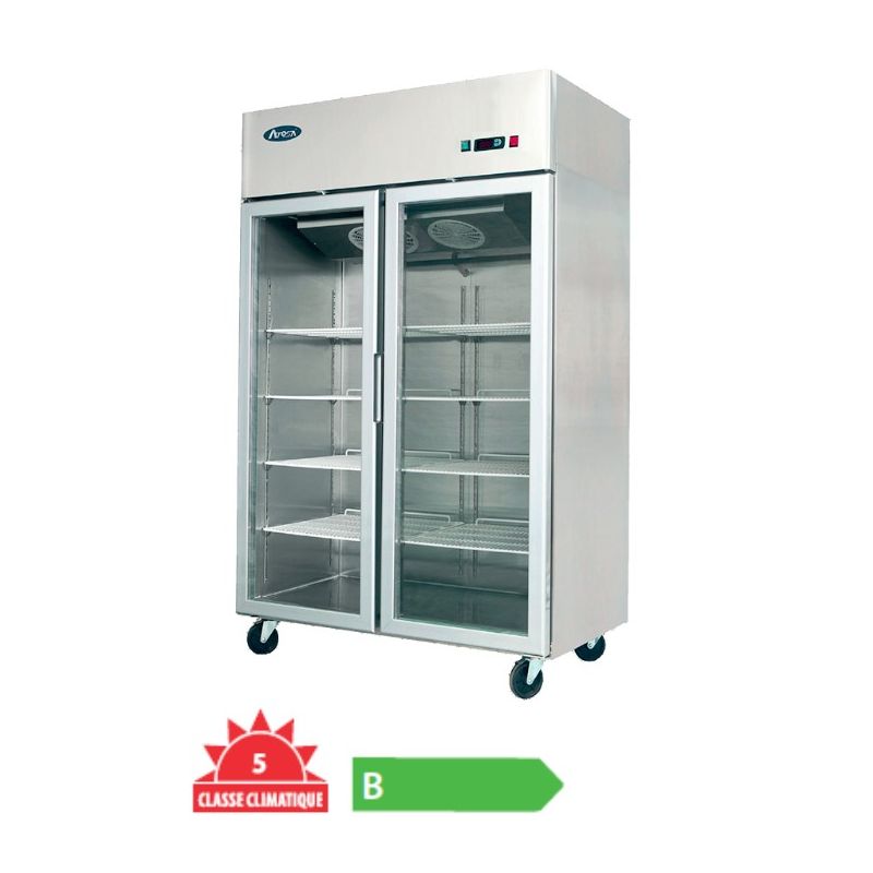 Armoire réfrigérée positive 2 portes vitrées 1240L ATOSA Armoire réfrigérée positive 2 portes vitrées 1240L ATOSA