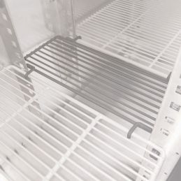 Refroidisseur de bouteilles, acier inox, 2 portes vitrées, 375 Litres (intérieur)