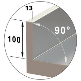 les angles de la Table frigorifique, ventilé, 2 portes (245 Litres)