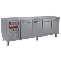 Table frigorifique, ventilée, 4 portes GN 1/1 (550 Litres)
