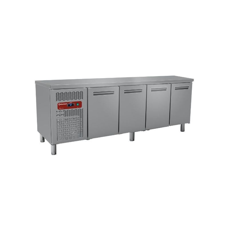 Table frigorifique, ventilée, 4 portes GN 1/1 (550 Litres)