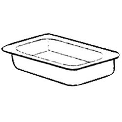 Bac en polycarbonate GN 1/1 h100 mm