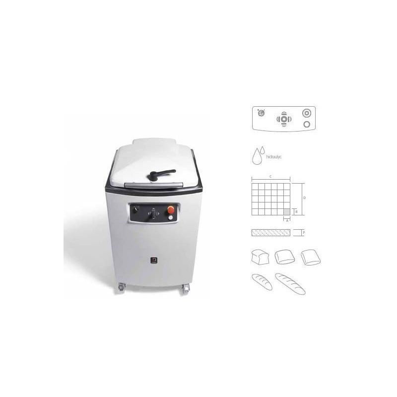 Diviseuse carrée semi-automatique SQSA 20s VITELLA Diviseuse carrée semi-automatique SQSA 20s VITELLA