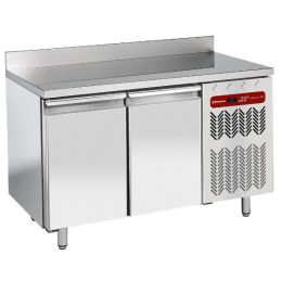 Table frigorifique "murale", ventilée, 2 portes GN 1/1, 260 litres