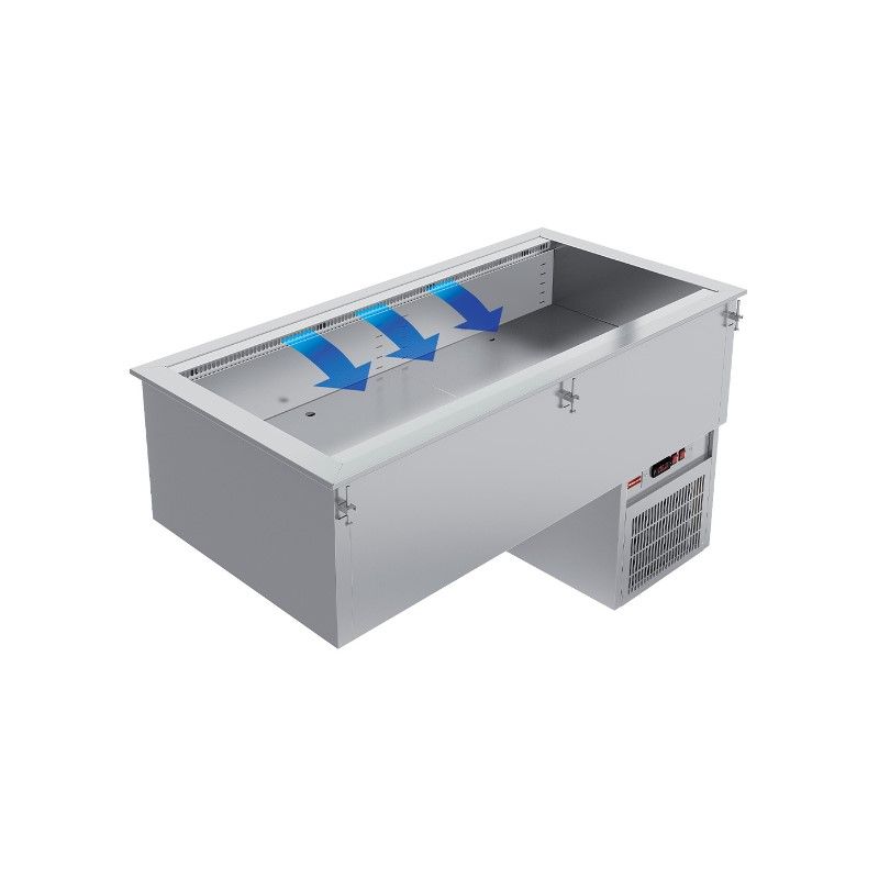 Elément cuve réfrigérée, ventilée, 3x GN 1/1 Elément cuve réfrigérée, ventilée, 3x GN 1/1