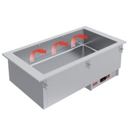 Elément bain-marie 2 GN 1/1 - à sec - ventilé