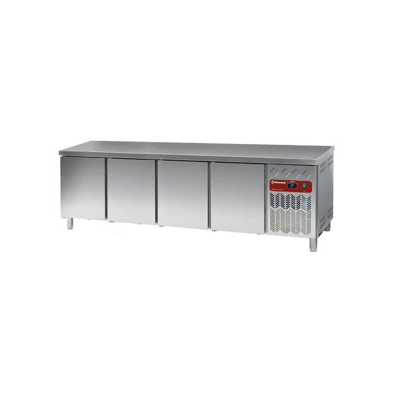 Table frigorifique, ventilé, 4 portes EN 600x400 (760 L)