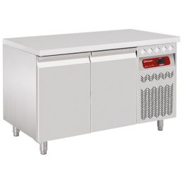 Table frigorifique ventilée, 2 portes GN 1/1, 260 Lit.