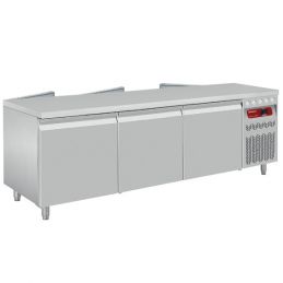 Table frigorifique PASS THROUGH, ventilée, 2x3 portes GN 2/1, 548 litres