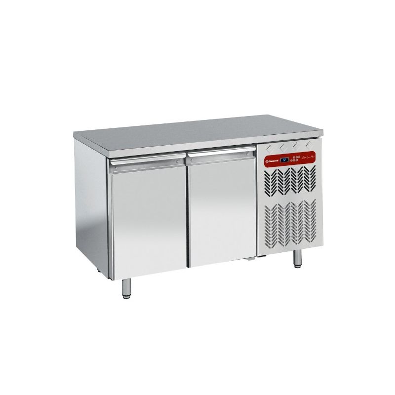 Table de congélation, ventilée, 2 portes GN 1/1, 260 litres