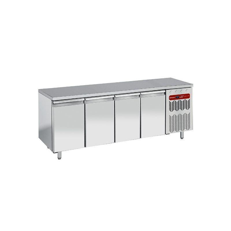 Table de congélation, ventilée, 4 portes GN 1/1, 550 litres