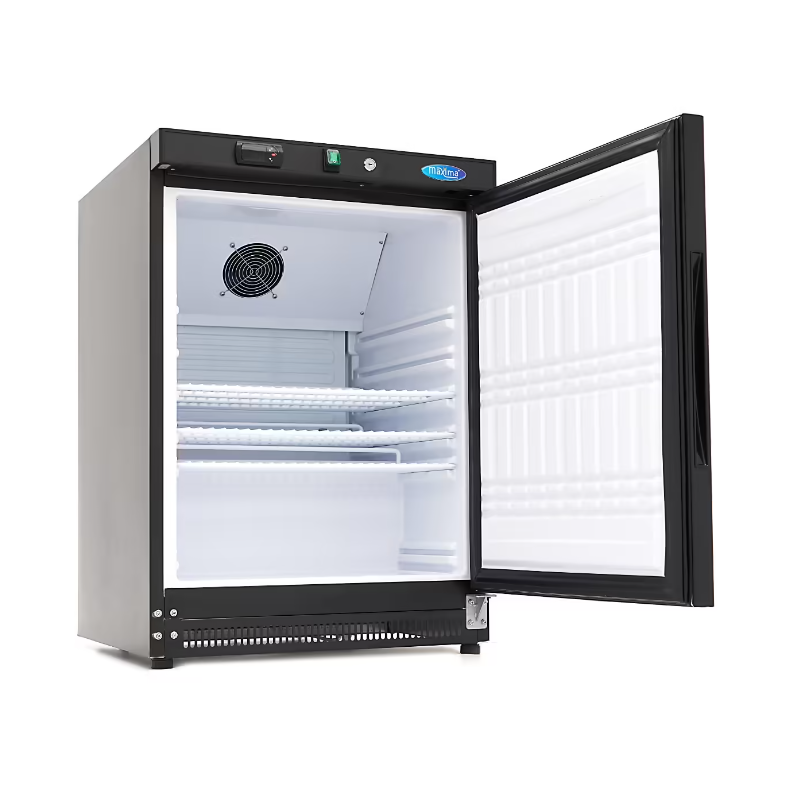 Réfrigérateur - 200 L - 3 étagères réglables - noir Réfrigérateur - 200 L - 3 étagères réglables - noir