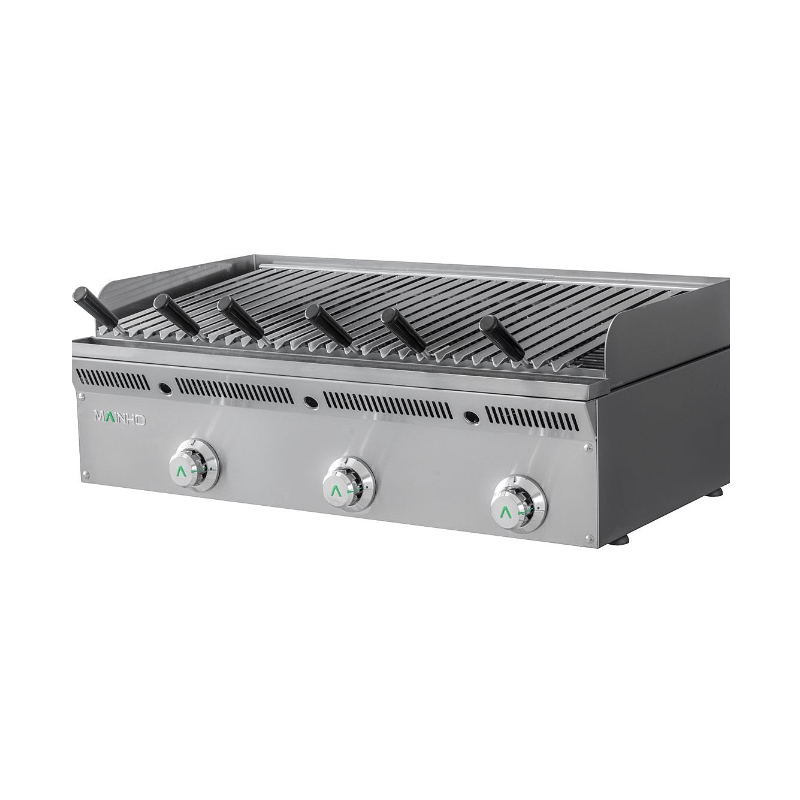 Grill Barbecue Gaz ELB-93GN ECO-LINE 3 feux 19.5 Kw - MAINHO