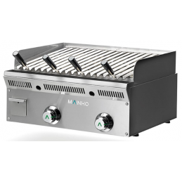 Grill Barbecue Gaz, en Inox 321, ELBI-62GN 13 kW ECO-LINE - MAINHO