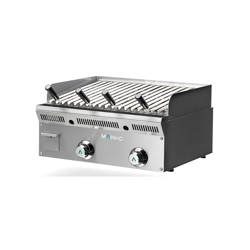 Grill Barbecue Gaz, en Inox 321, ELBI-62GN 13 kW ECO-LINE - MAINHO