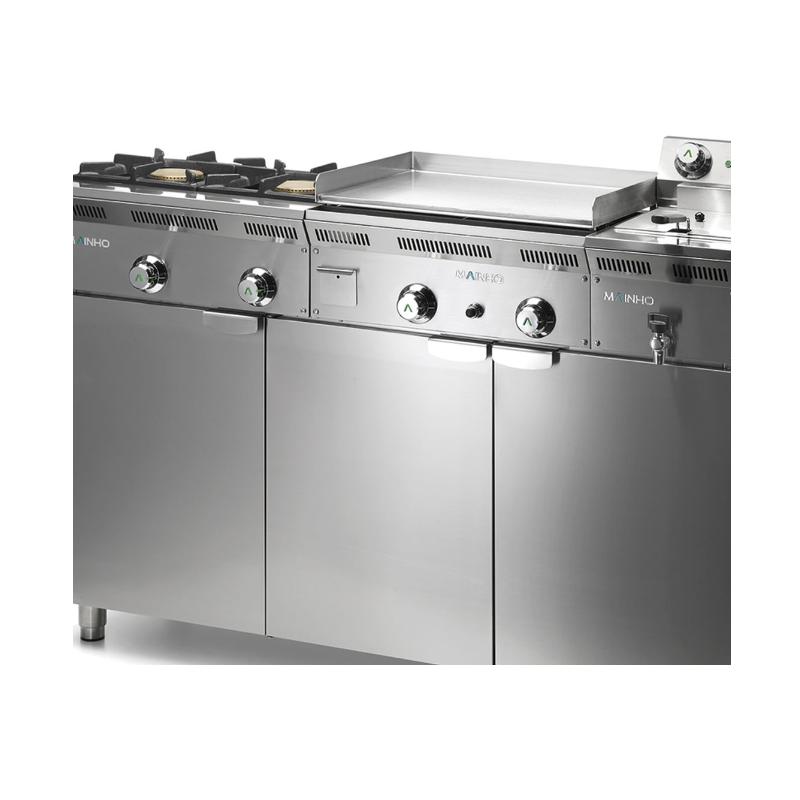 Meuble Inox ELM-80N pour appareils de cuisson Série ECO-LINE MAINHO