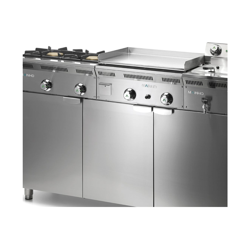 Meuble Inox ELM-120N pour appareils de cuisson Série ECO-LINE MAINHO