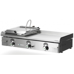 Plancha Panini NC-100 SW35 Gaz + 230V MAINHO