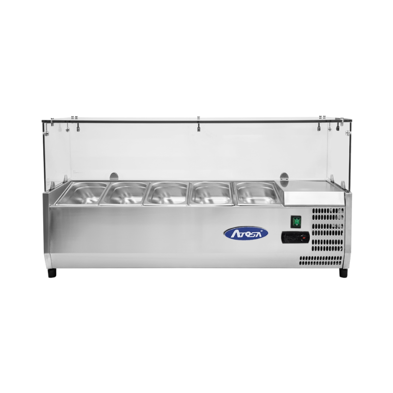 Présentoir à ingrédients Inox pour bacs GN1/4 ATOSA Présentoir à ingrédients Inox pour bacs GN1/4 ATOSA
