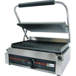 Grill de contact avec plaque rainurée 355 x 235 mm (GH811E), afi