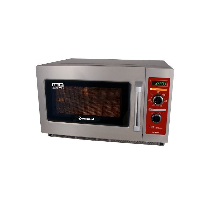 Four micro-ondes en inox (GN 2/3),1800 W. (34 Lt), mécanique Four micro-ondes en inox (GN 2/3),1800 W. (34 Lt), mécanique