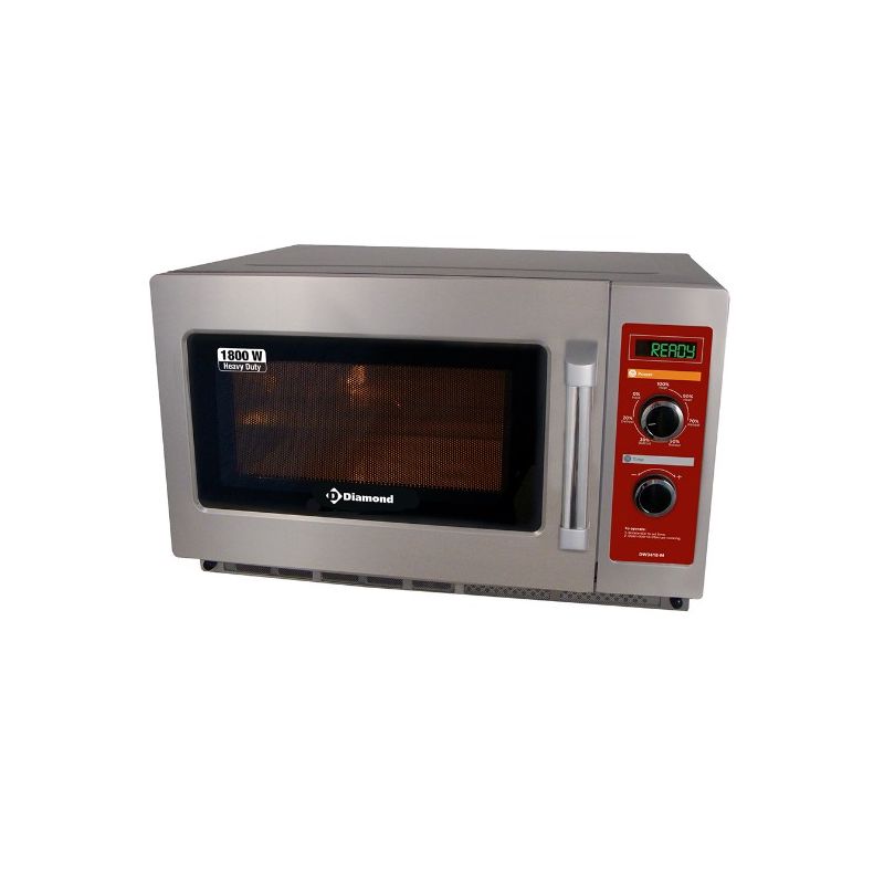 Four micro-ondes en inox (GN 2/3),1800 W. (34 Lt), mécanique