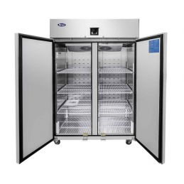 Armoire réfrigérée négative GN2/1 Inox AISI 304, 2 portes, 1240 litres, atosa