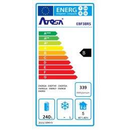 Armoire réfrigérée positive ventilée INOX AISI 430, 380L, ATOSA