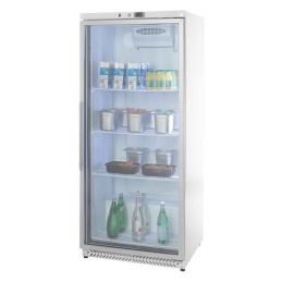 Armoire réfrigérée de stockage semi-professionnelle positive vitrée blanche 600 L - ATOSA