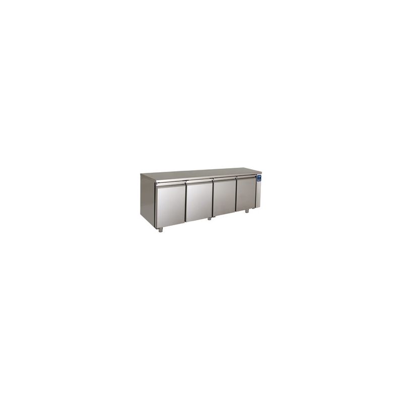Table frigorifique ventilée, 4 portes GN 1/1, 550 litres Table frigorifique ventilée, 4 portes GN 1/1, 550 litres